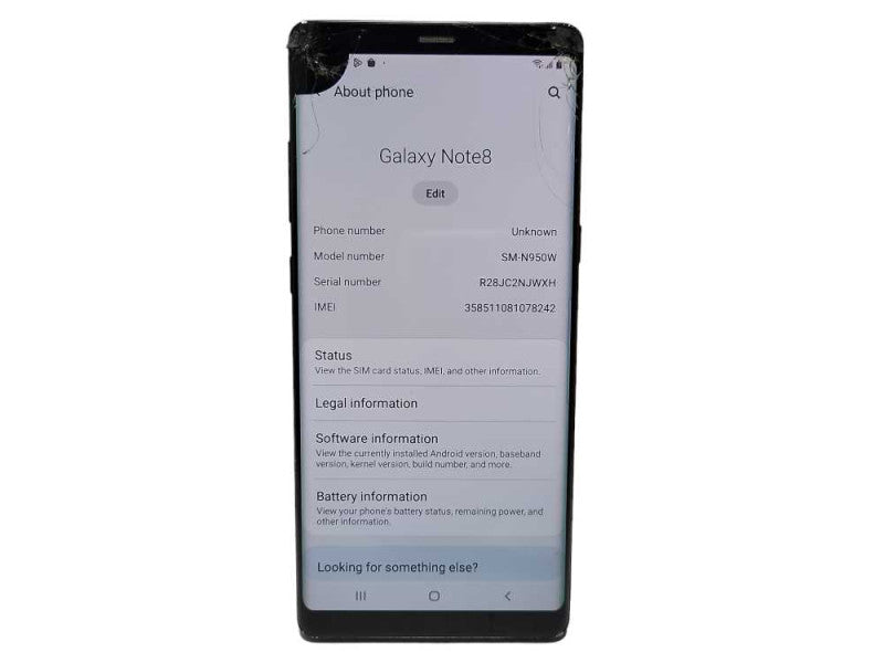 Samsung Galaxy Note 8 64GB (SM-N950W) - READ $