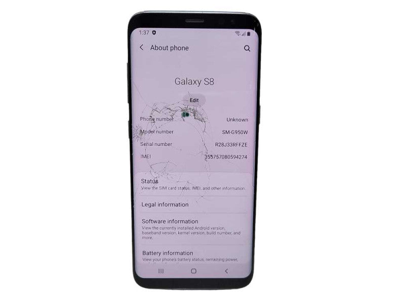 Samsung Galaxy S8 64GB (SM-G950W) - READ $