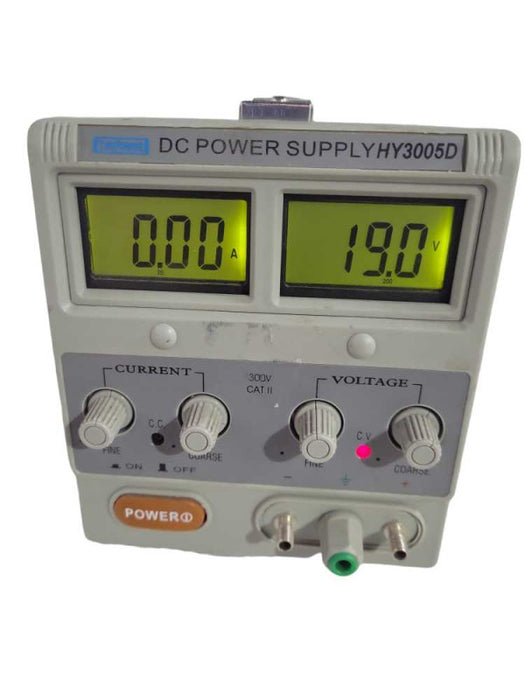 TekPower DC Regulated Power Supply HY3005D - 0-30V, 0-5A NO LEADS !