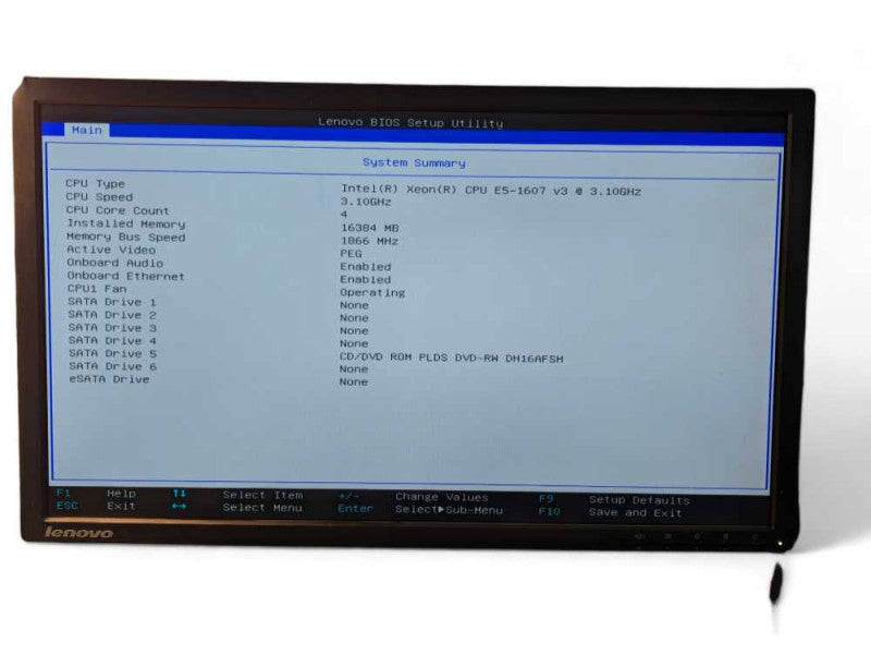 Lenovo ThinkStation P500 Intel Xeon E5-1607 v3 @ 3.10GHz, 16GB RAM  -