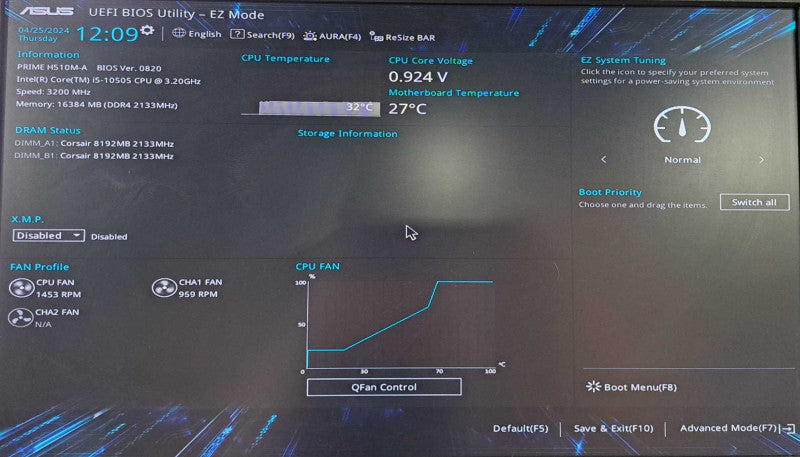 Custom Tower| Asus Prime H510M-A, i5-10505 @ 3.20GHz 6C, 16GB DDR4, No HDD/OS