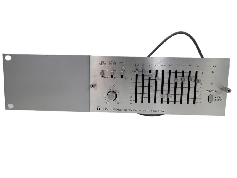 TOA 900 Series EQ-910A mono Graphic Equalizer 10 band !