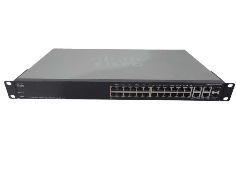 Cisco SG300-28P | 28-Port Gigabit PoE Managed Network Switch !