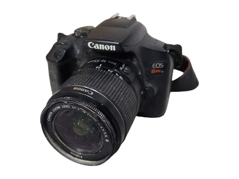 Canon EOS Rebel T7 Digital Camera w/ EF-S 18-55mm lens & Battery, READ