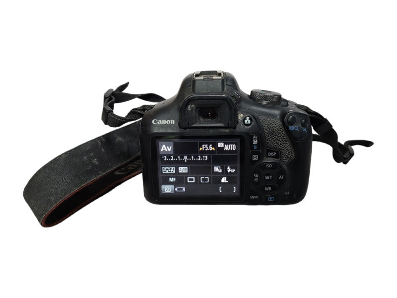 Canon EOS Rebel T7 Digital Camera w/ EF-S 18-55mm lens & Battery, READ
