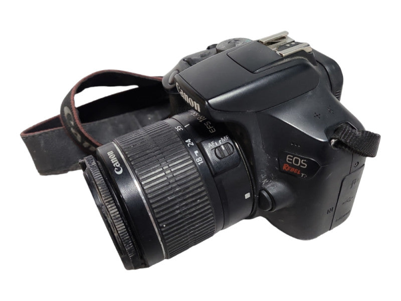Canon EOS Rebel T7 Digital Camera w/ EF-S 18-55mm lens & Battery, READ
