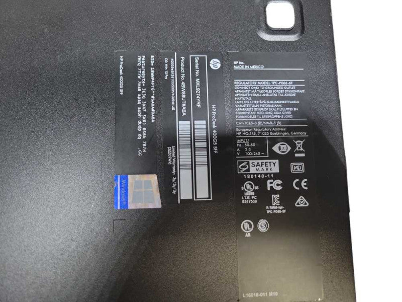 HP ProDesk 400 G5 SFF - Core i3-8100 | 8GB RAM | NO HDD %\t %