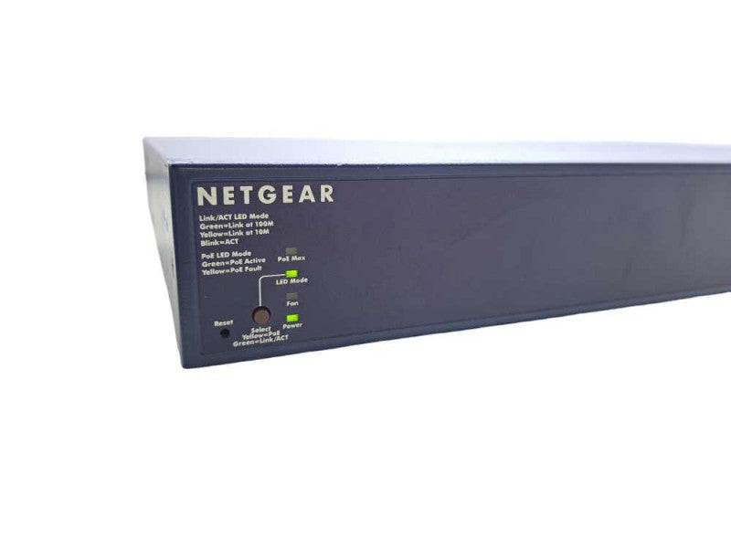 NetGear FS728TPv2 | 28/24 Fast PoE, 2x Gigabit Uplink Network Switch Q