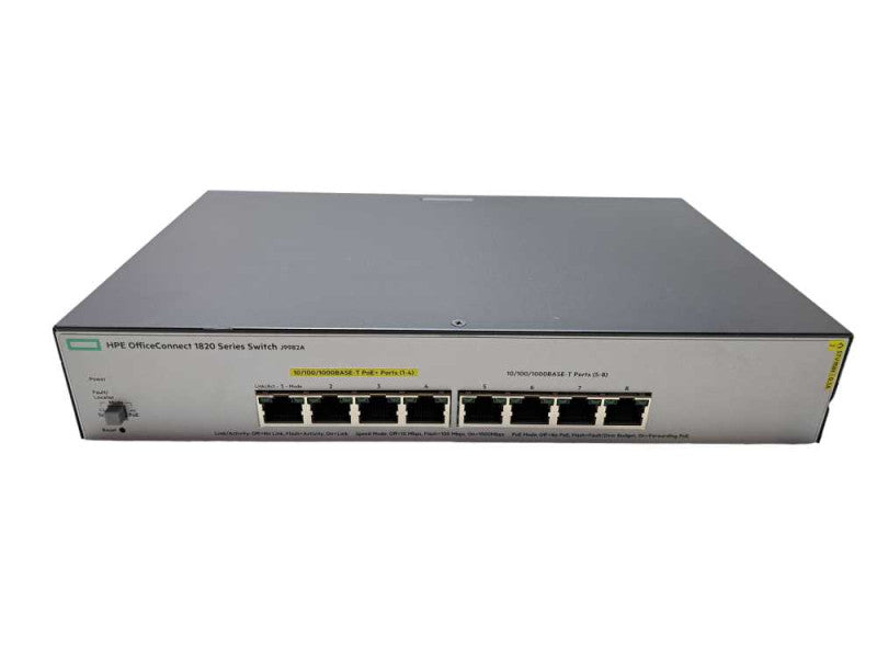HP OfficeConnect 1820-8G-PoE+ 8-Port 65W Managed Switch J9982A