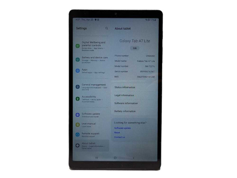 Samsung Galaxy Tab A7 Lite SM-T227U 32GB, Wi-Fi + 4G (Unlocked) 8.7\\" READ $