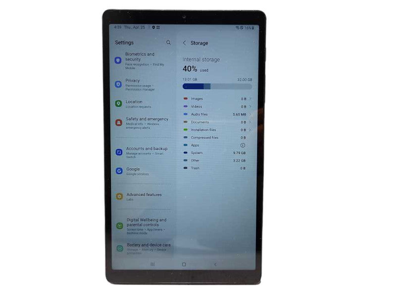 Samsung Galaxy Tab A7 Lite SM-T227U 32GB, Wi-Fi + 4G (Unlocked) 8.7\\" READ $