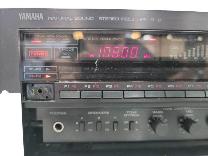 Yamaha R-9 Natural Sound Stereo Receiver| Read
