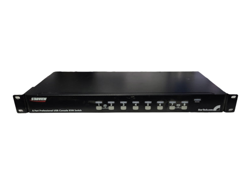 StarTech.com 8 Port Rackmount USB VGA KVM Switch with Audio. READ