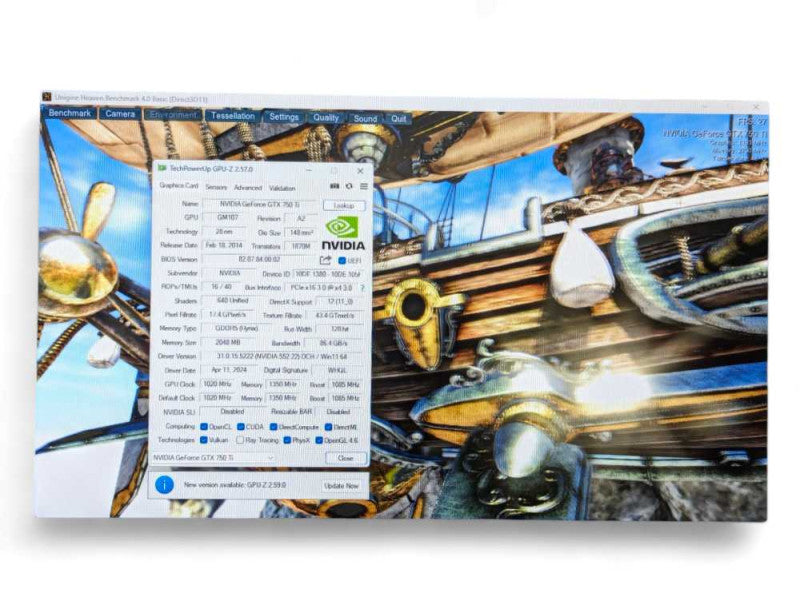 DELL XPS OEM NVIDIA GEFORCE GTX 750 Ti 2GB VIDEO CARD 08MXMJ P123N -
