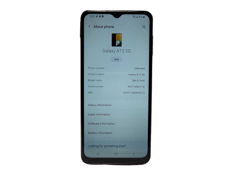 Samsung Galaxy A13 5G 64GB (SM-A136W) - READ $