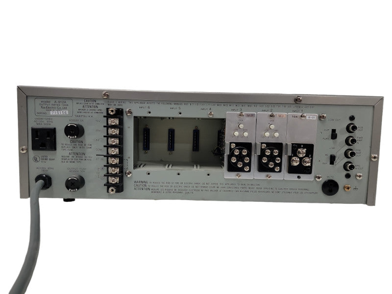 TOA 900 Series Vintage A-912 mixer & Amplifier -  READ