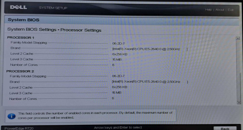 Dell R720 2U 8x 3.5\\" | 2x Xeon E5-2640 @2.5GHz 6C, 16GB DDR3, H710 Mini
