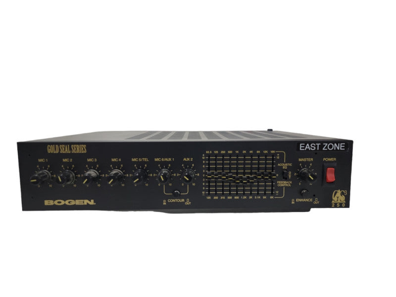 Bogen GS-250 Series Amplifier 250 Watt 10-band EQ- READ