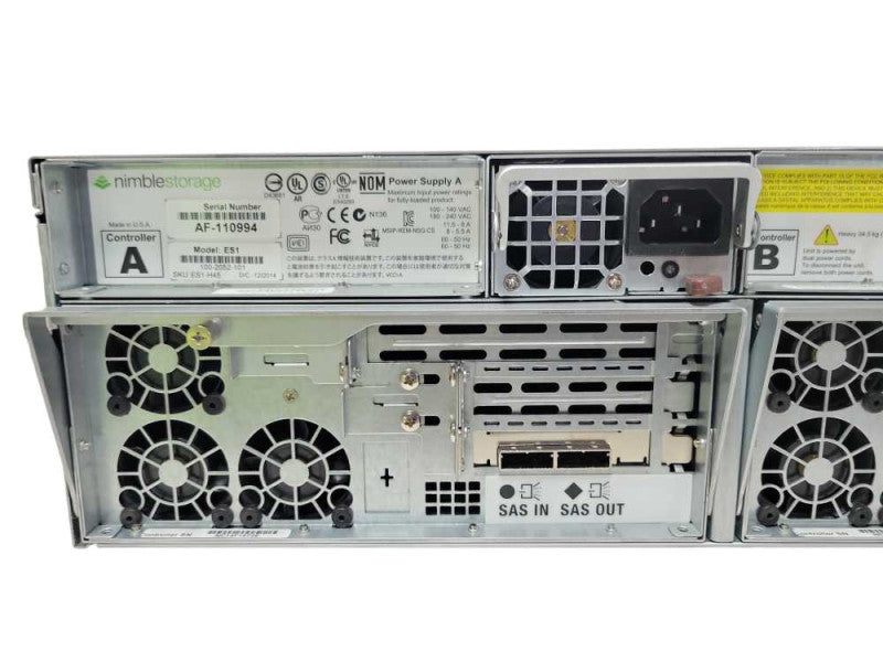 Nimble Storage Array ES1 storage 16x 3.5\\" HDD Trays, 2x Controllers, 2x PSU _