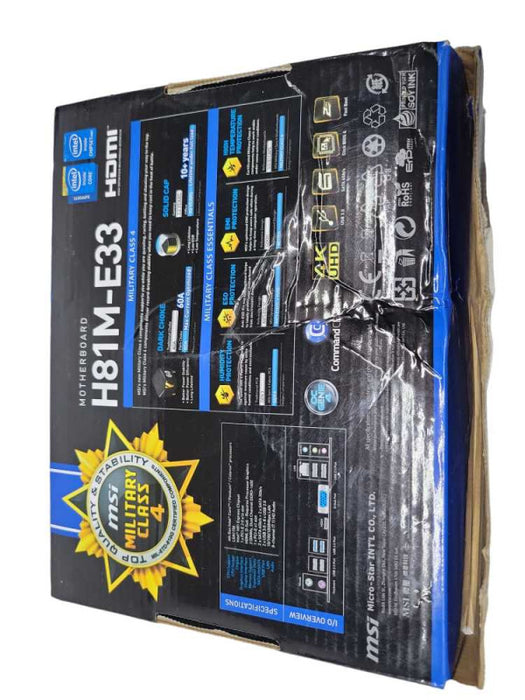 MSI H81M-E33 Mini-ITX Motherboard (OPEN BOX) Q%