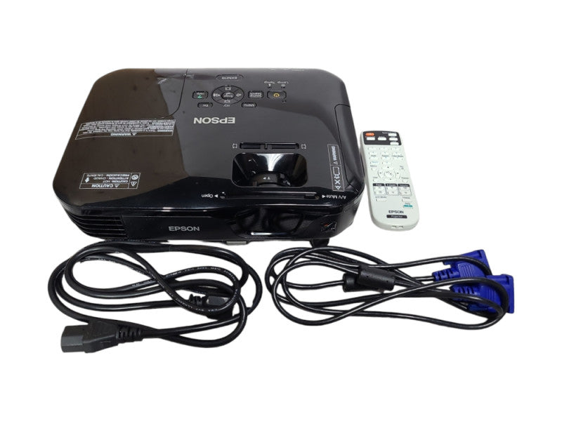 Epson EX5210 H429A LCD Projector, Lamp hour: 150Hrs w/ Remote and Carry bag