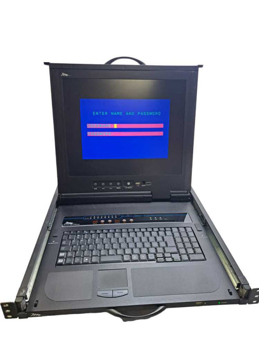 Middle Atlantic RM-KB-LCD17X8KVM | 1U Rackmount LCD Keyboard 8x KVM *READ*