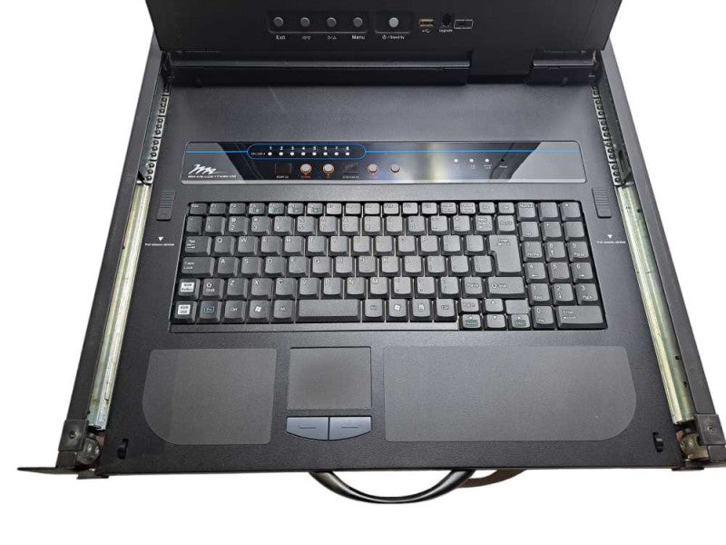 Middle Atlantic RM-KB-LCD17X8KVM | 1U Rackmount LCD Keyboard 8x KVM *READ*