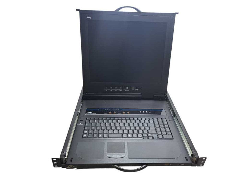 Middle Atlantic RM-KB-LCD17X8KVM | 1U Rackmount LCD Keyboard 8x KVM *READ*