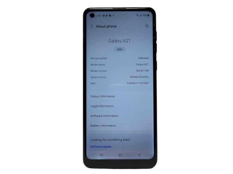 Samsung Galaxy A21 (SM-A215W) 32GB READ $