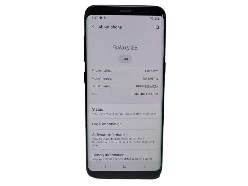 Samsung Galaxy S8 64GB (SM-G950W) - READ $