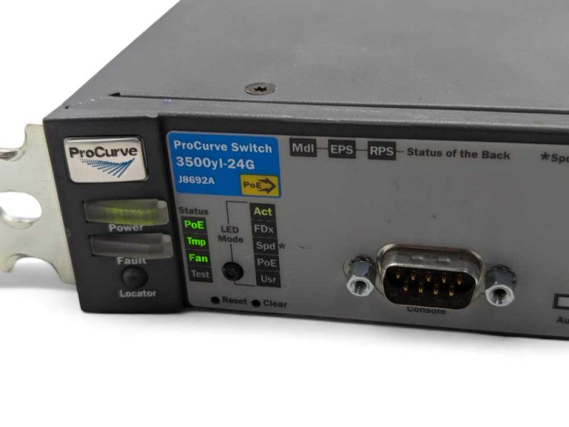 HP ProCurve 3500YL-24G PoE J8692A 24 PORT GIGABIT POE Network Switch  -