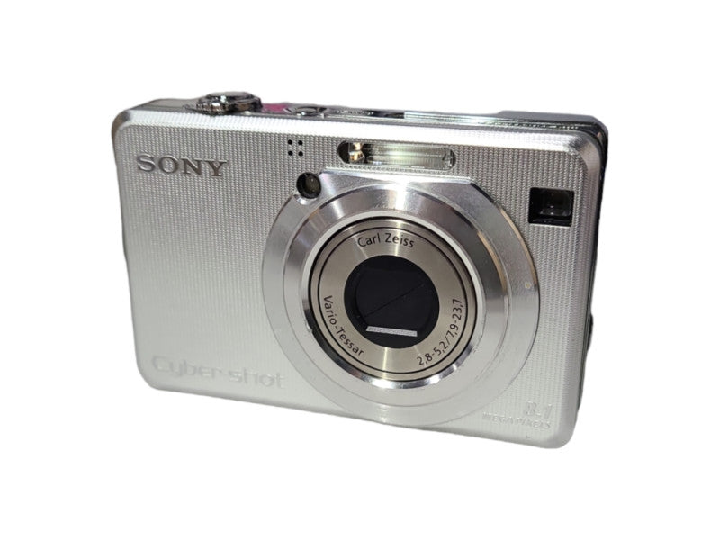 Sony Cyber-shot DSC-W100 8.1MP Digital Camera Silver w/ Battery