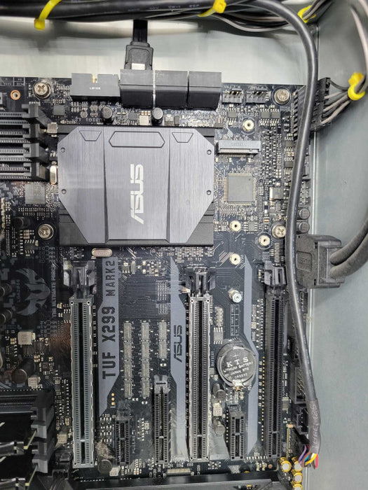 Custom Asus TUF X299 Mark2, core I9-7940X 3.1GHZ, 32GB DDR4, 850W PSU SEE _