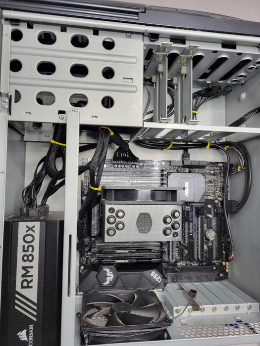 Custom Asus TUF X299 Mark2, core I9-7940X 3.1GHZ, 32GB DDR4, 850W PSU SEE _