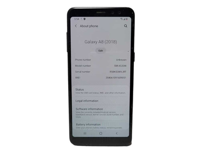 Samsung Galaxy A8 32GB (SM-A530W) - READ $