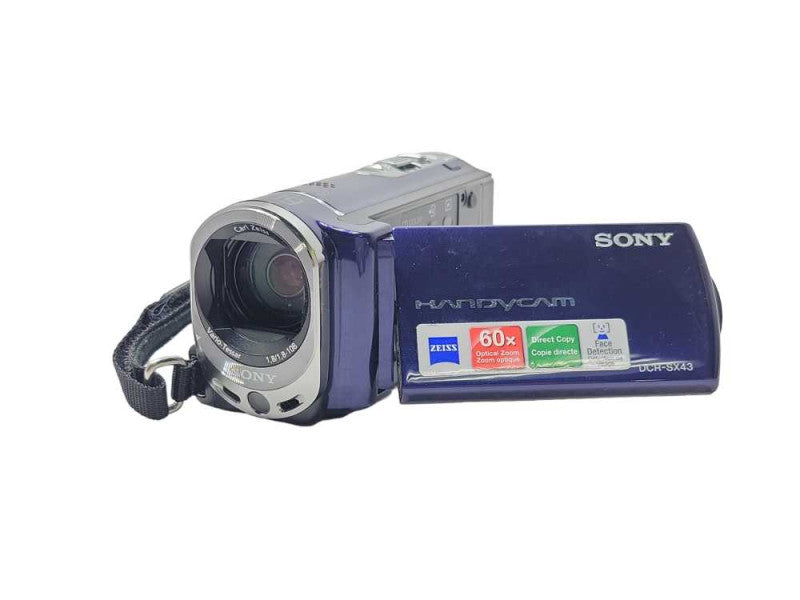 Sony Handycam DCR-SX43 Compact Camcorder 60x Optical Zoom _