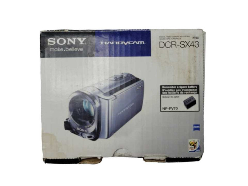 Sony Handycam DCR-SX43 Compact Camcorder 60x Optical Zoom _