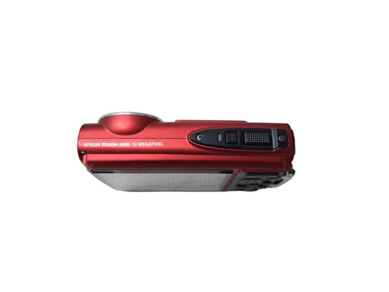 Olympus Stylus Tough 3000 Red 12MP 2.7\\" LCD 3.6x Optical Zoom Digital Camera
