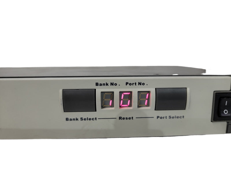 TOP VIEW KVM SWITCH 8 PORT W/ O.S.D.