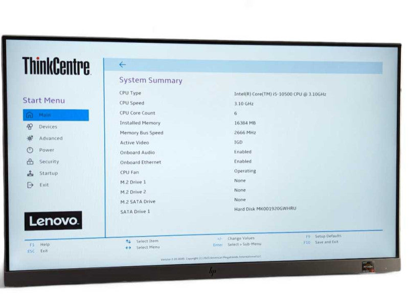 Lenovo ThinkCentre M90q Tiny with i5-10500 @3.10Ghz 16GB RAM & 1.7TB SSD -