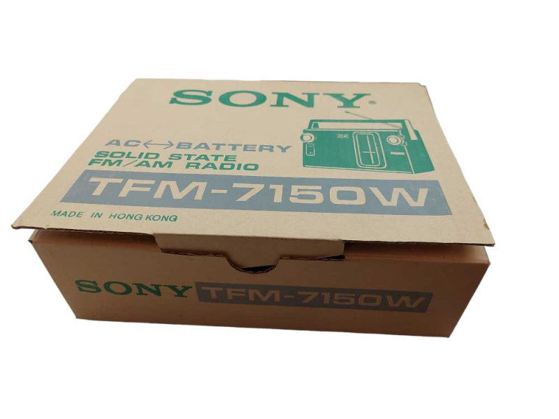 Sony Super Sensitive AM/FM AC/Battery Radio Solid State Model:TFM-7150W =