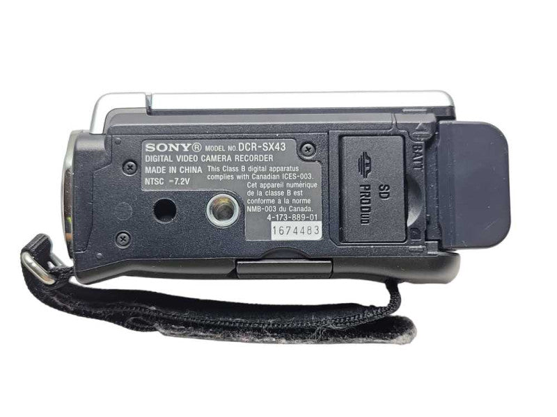 Sony Handycam DCR-SX43 Compact Camcorder 60x Optical Zoom _