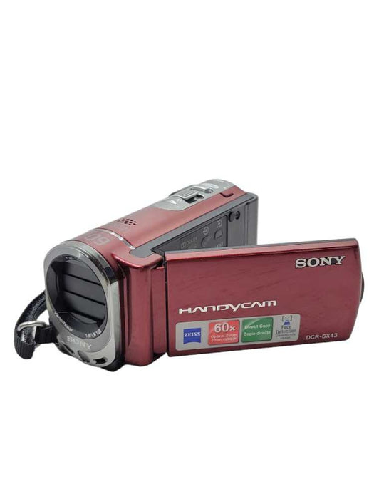 Sony Handycam DCR-SX43 Compact Camcorder 60x Optical Zoom _
