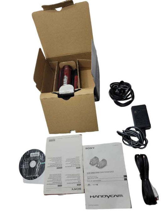 Sony Handycam DCR-SX43 Compact Camcorder 60x Optical Zoom _