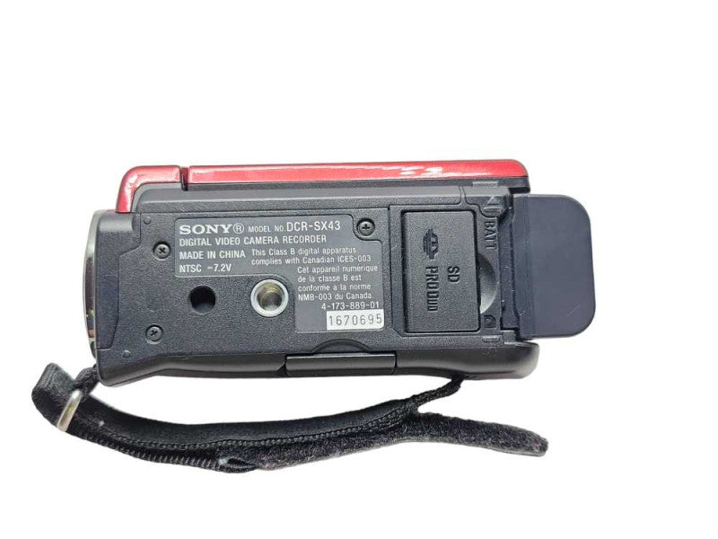 Sony Handycam DCR-SX43 Compact Camcorder 60x Optical Zoom _