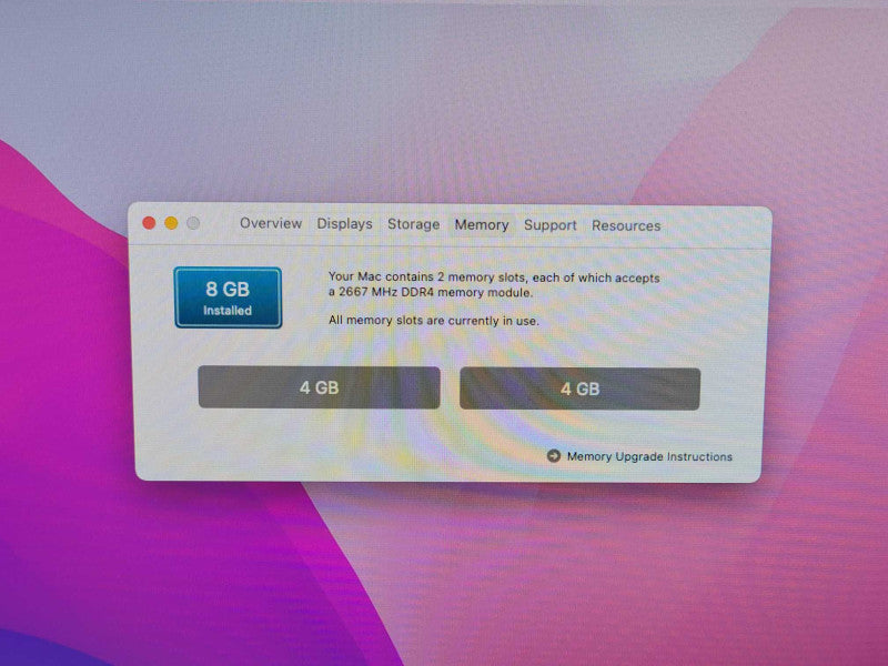 Mac mini Late 2018 Core i5-8500B 3Ghz, 8GB RAM, 250GB Flash drive, Monterey _