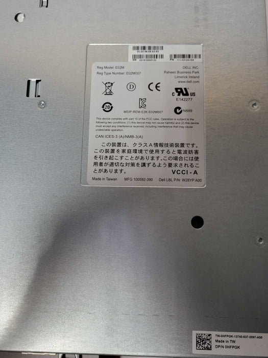 Dell Powervault MD3820F MD3800F 16gb FC controller E02M 0HFPGK Q_