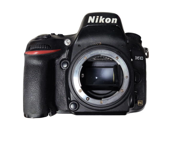 Nikon D610 24.3 MP Digital Camera - Black, Body Only, READ