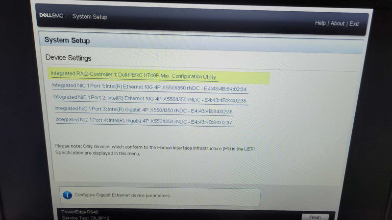Dell PE R640 - Xeon Gold 6210U | 32GB RAM | NO HDD | PERC H740P Mini Q%\t %