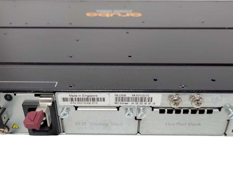HPE Aruba JL320A 2930M-24G PoE+ Switch, 1x PSU _
